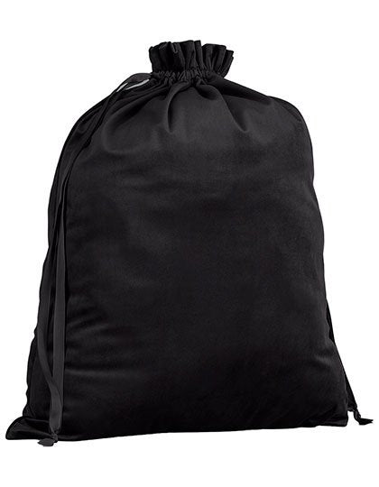 BagBase Velvet Gift Bag – Black Onyx