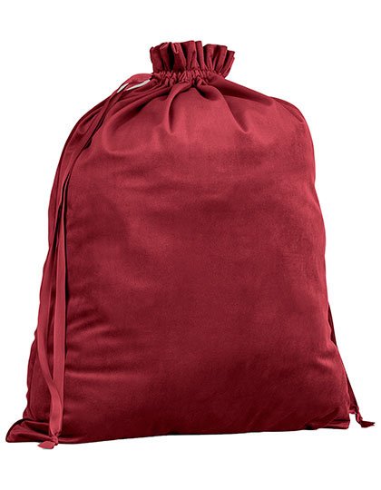 BagBase Velvet Gift Bag – Ruby Red