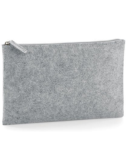 BagBase Felt Accessory Pouch – Grey Melange