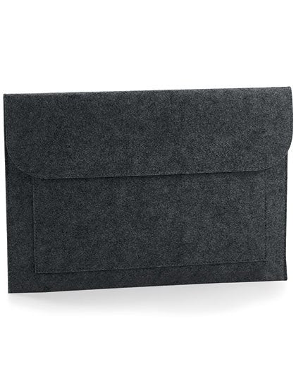 BagBase Felt Laptop / Document Slip – Charcoal Melange