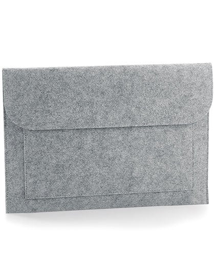 BagBase Felt Laptop / Document Slip – Grey Melange
