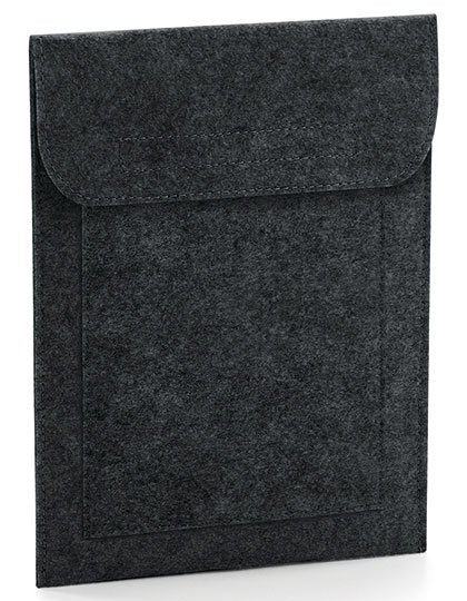BagBase Felt Tablet Slip – Charcoal Melange