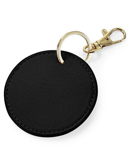 BagBase Boutique Circular Key Clip – Black