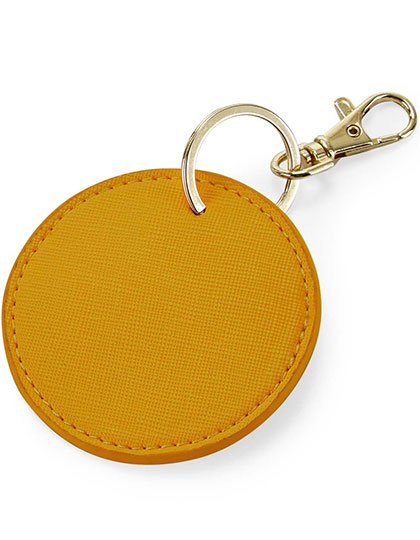 BagBase Boutique Circular Key Clip – Mustard
