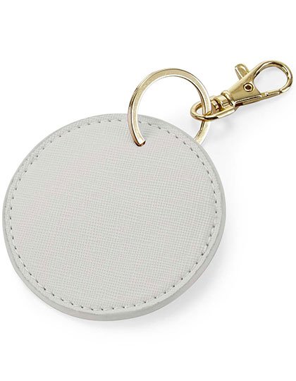 BagBase Boutique Circular Key Clip – Soft Grey
