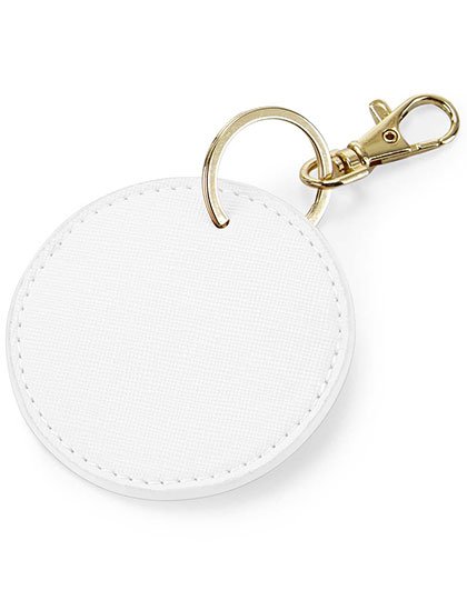 BagBase Boutique Circular Key Clip – Soft White