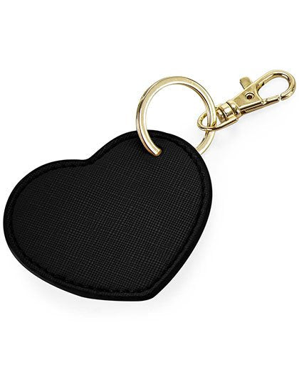 BagBase Boutique Heart Key Clip – Black