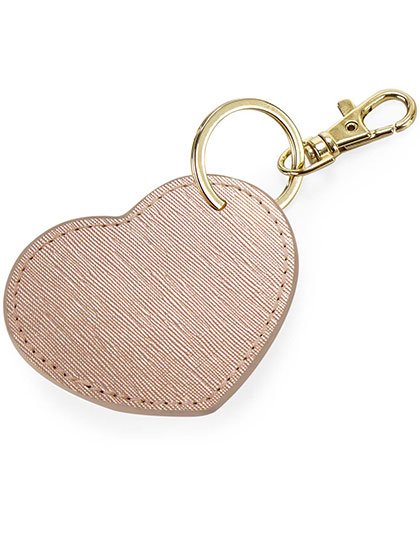 BagBase Boutique Heart Key Clip – Rose Gold