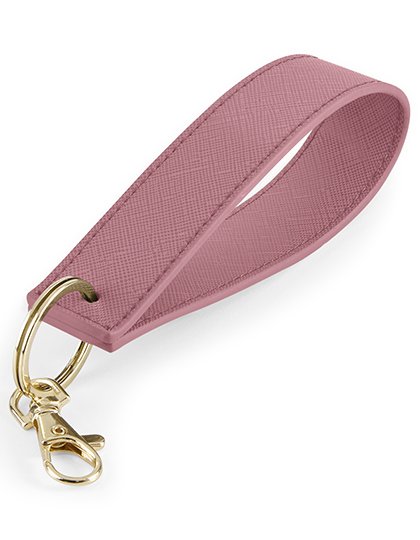 BagBase Boutique Wristlet Keyring – Dusky Pink