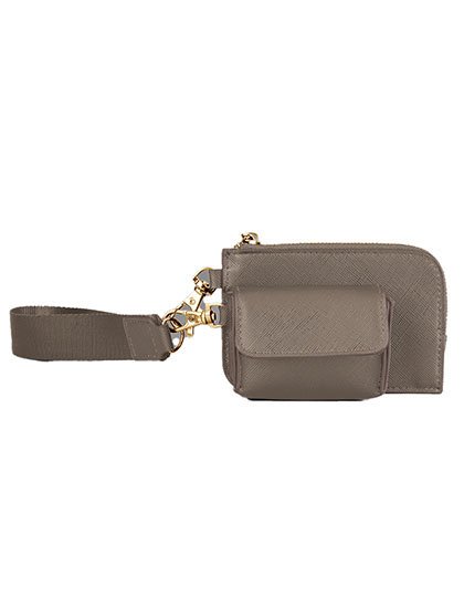BagBase Boutique Pouch Wristlet – Taupe