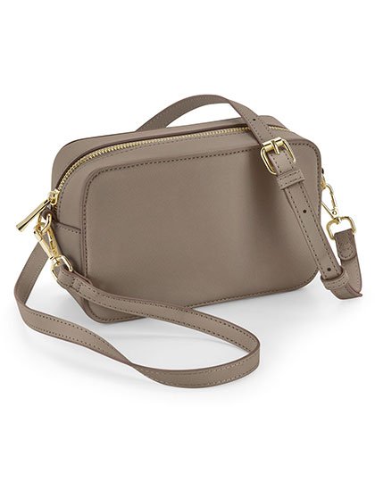 BagBase Boutique Structured Cross Body Bag – Taupe