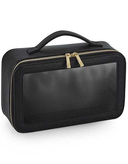 BagBase Boutique Clear Window Travel Case – Black