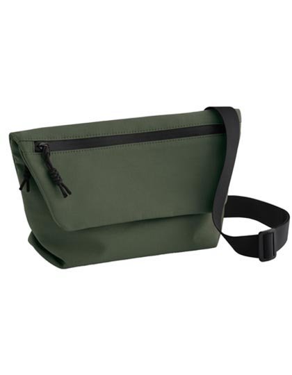 BagBase Minimal Lifestyle Mini Messenger – Pine Green