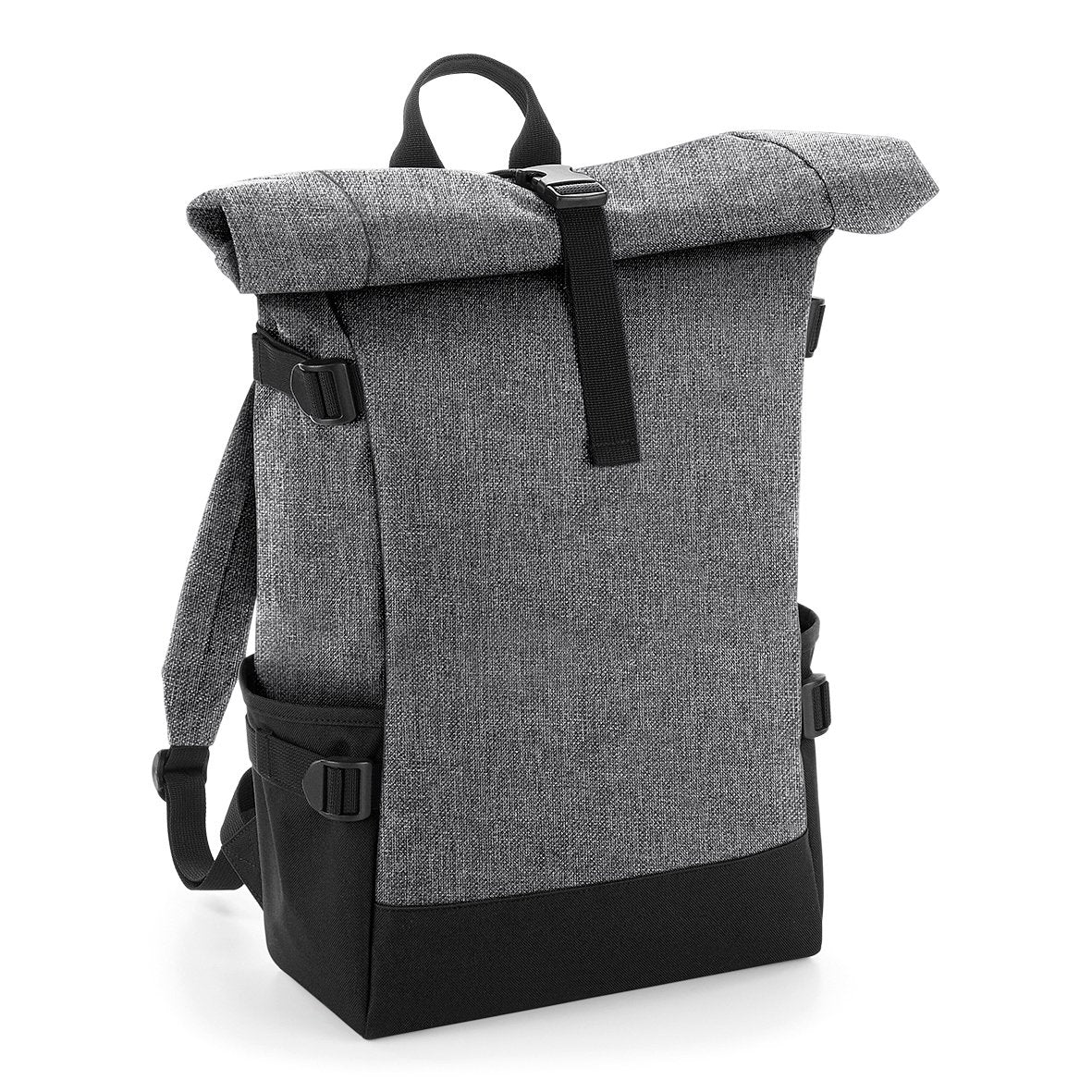 BagBase Block Roll-Top Backpack