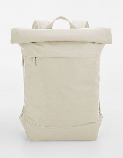 BagBase Simplicity Roll-Top Backpack – Beige