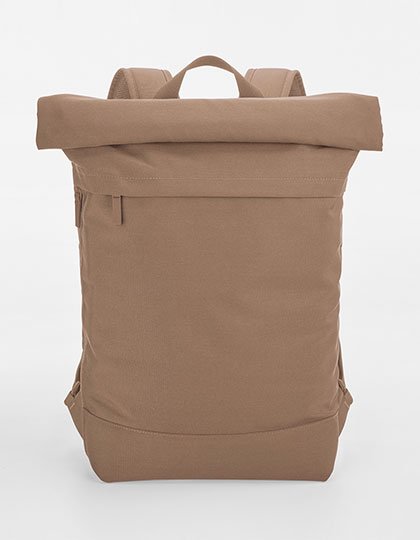 BagBase Simplicity Roll-Top Backpack – Hazelnut