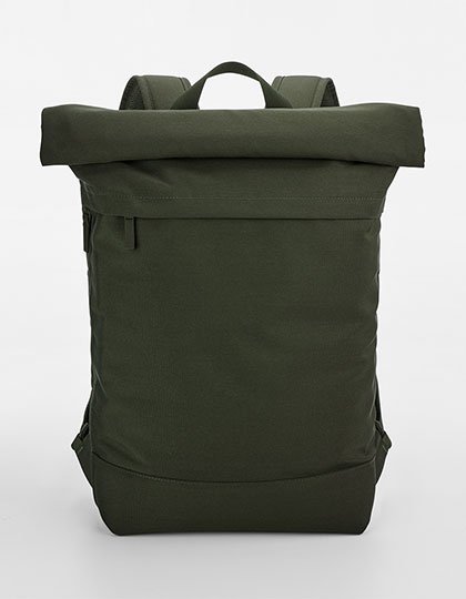 BagBase Simplicity Roll-Top Backpack – Pine Green