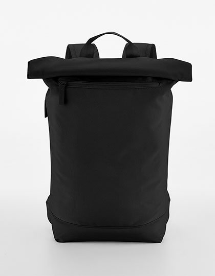 BagBase Simplicity Roll-Top Backpack Lite – Black