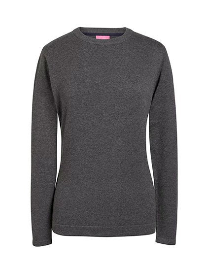Brook Taverner Ladies' Helena Crew Neck Jumper – Charcoal