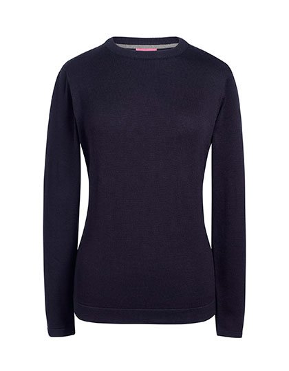 Brook Taverner Ladies' Helena Crew Neck Jumper – Navy
