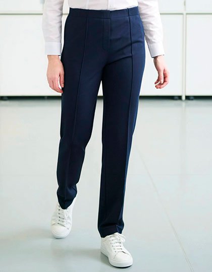 Brook Taverner Women's Slim Leg Trouser Ceres – Navy