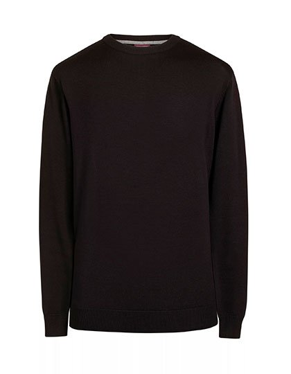 Brook Taverner Crew Neck Jumper Jackson – Black