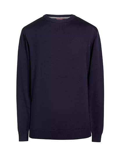 Brook Taverner Crew Neck Jumper Jackson – Navy