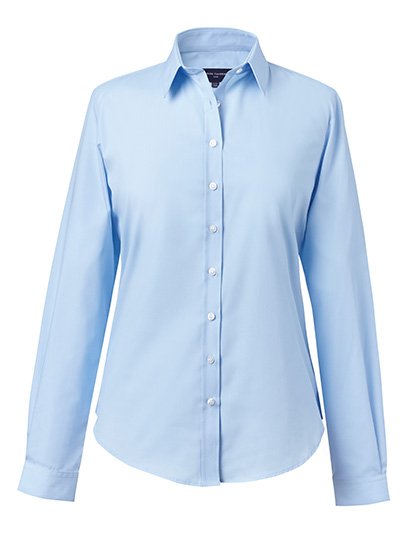 Brook Taverner Women's Selene Long Sleeve Blouse – Blue