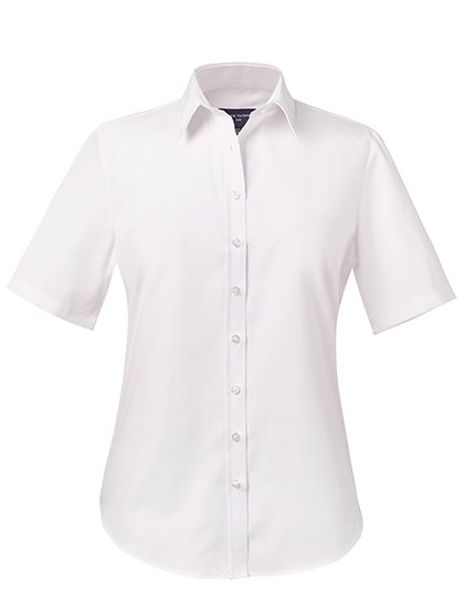 Brook Taverner Eos Short Sleeve Blouse – White