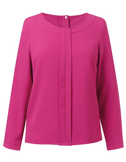 Brook Taverner Women's Roma Long Sleeve Blouse – Fuchsia