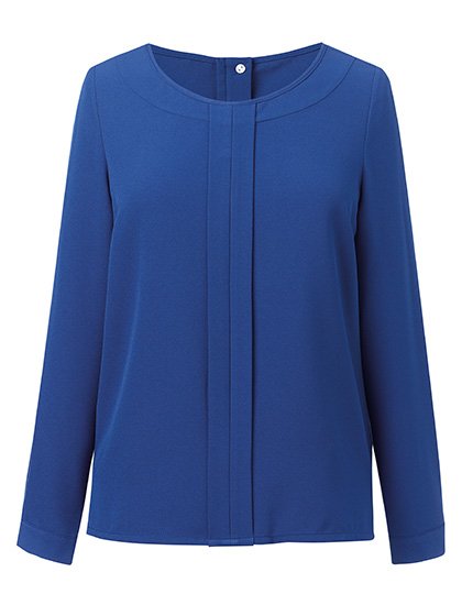 Brook Taverner Women's Roma Long Sleeve Blouse – Royal Blue