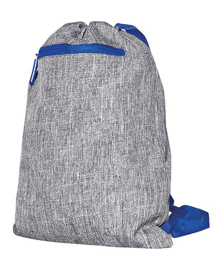 Bags2GO Gymsac - Miami – Grey Melange / Royal