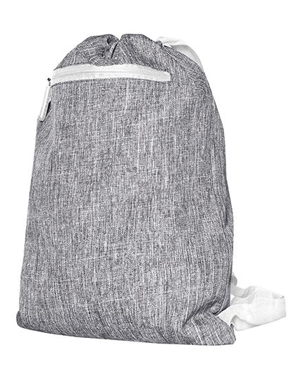 Bags2GO Gymsac - Miami – Grey Melange / White