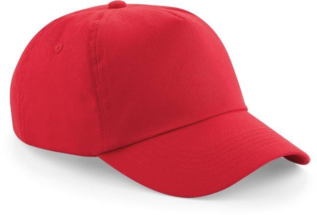 Beechfield Original 5 Panel Cap – Bright Red