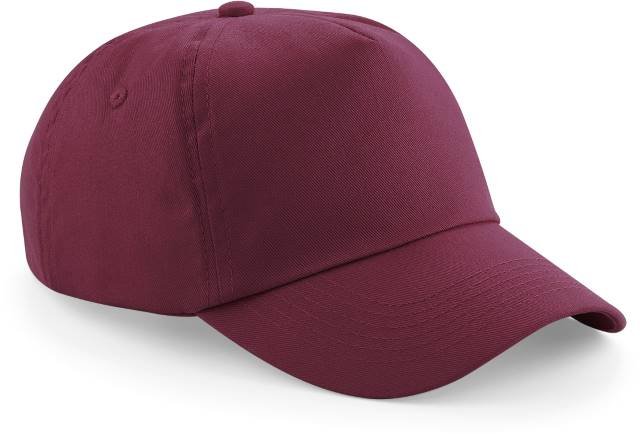 Beechfield Original 5 Panel Cap – Burgundy