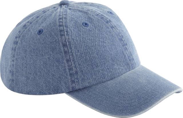 Beechfield Denim Cap – Mid Blue