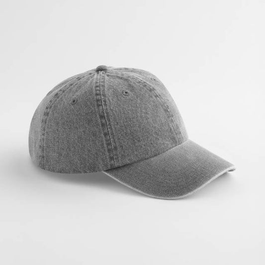 Beechfield Denim Cap – Acid Grey
