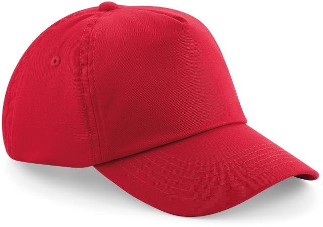 Beechfield Junior Original 5 Panel Cap – Classic Red
