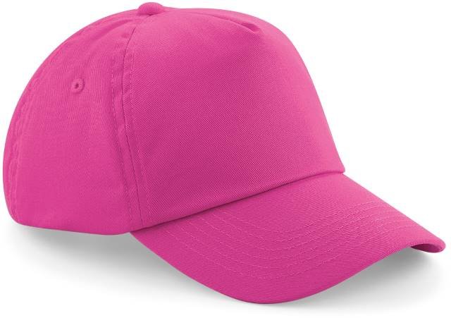Beechfield Junior Original 5 Panel Cap – Fuchsia