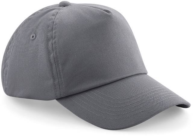 Beechfield Junior Original 5 Panel Cap – Graphite Grey