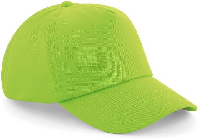 Beechfield Junior Original 5 Panel Cap – Lime Green