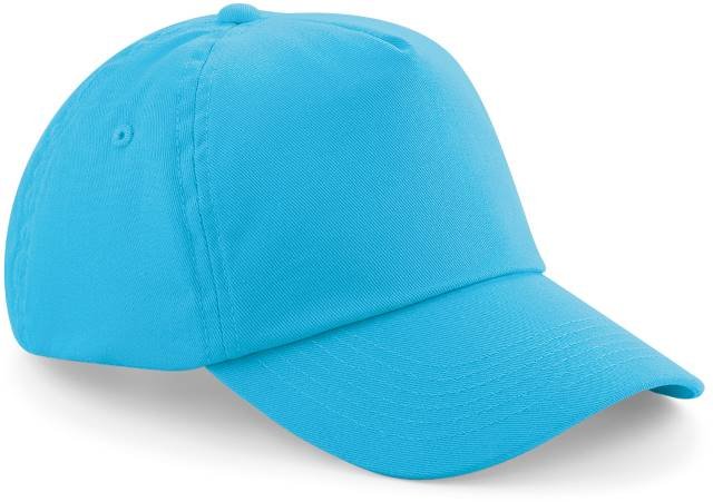 Beechfield Junior Original 5 Panel Cap – Surf Blue
