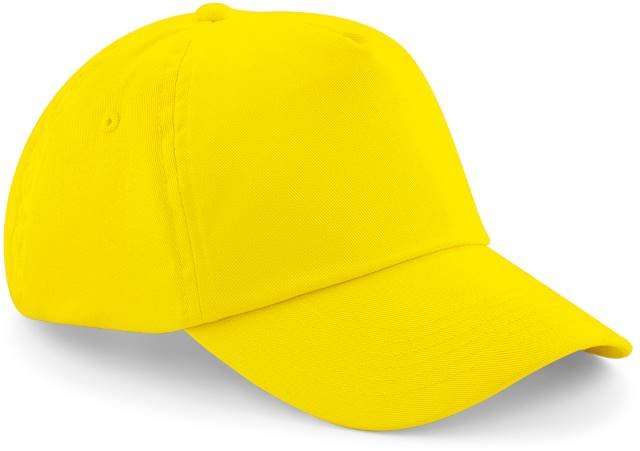 Beechfield Junior Original 5 Panel Cap – Yellow