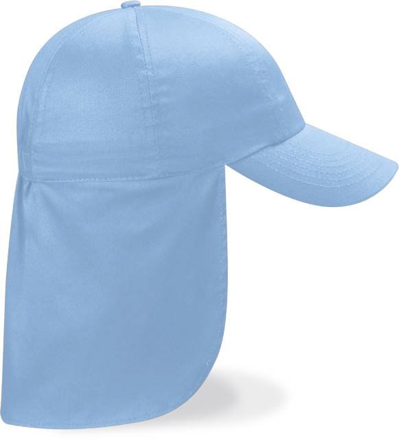 Beechfield Junior Legionnaire Style Cap – Sky Blue