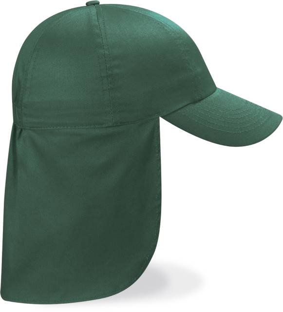 Beechfield Junior Legionnaire Style Cap – Bottle Green