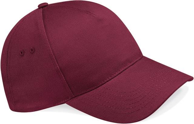 Beechfield Ultimate 5 Panel Cap – Burgundy