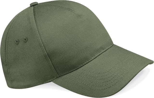 Beechfield Ultimate 5 Panel Cap – Olive Green