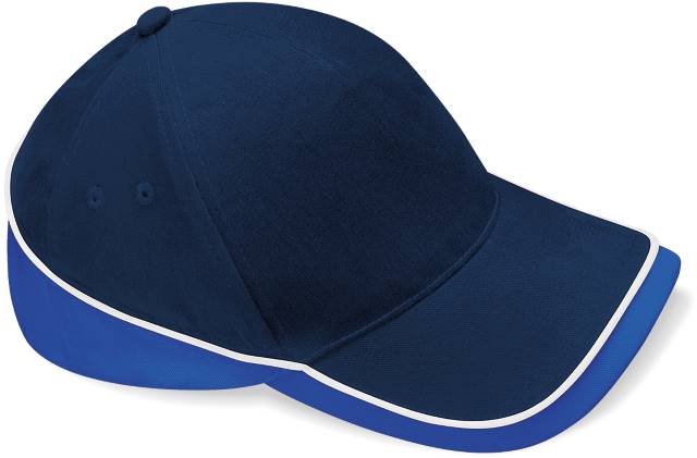 Beechfield Teamwear Competition Cap – French Navy / Bright Royal