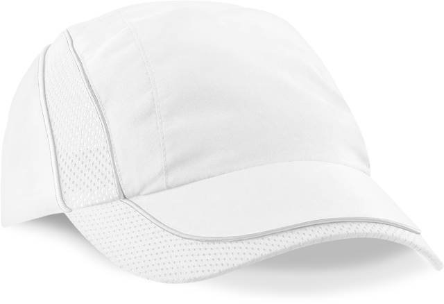 Beechfield Coolmax® Flow Mesh Cap – White