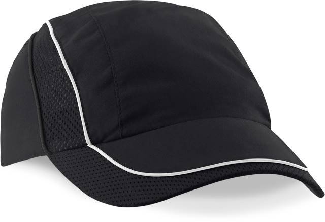 Beechfield Coolmax® Flow Mesh Cap – Black